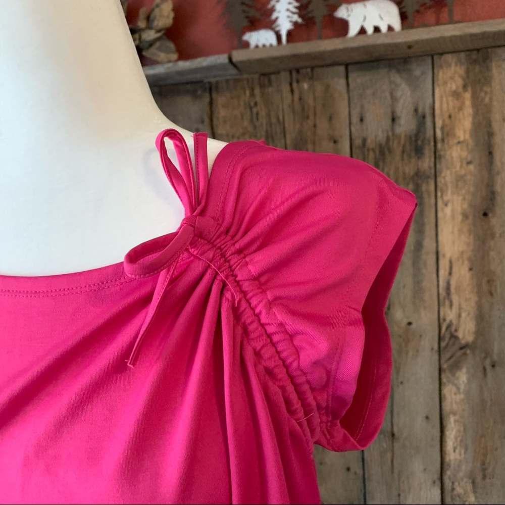 New York & Company Stretch Pink Top - Picture 2 of 4